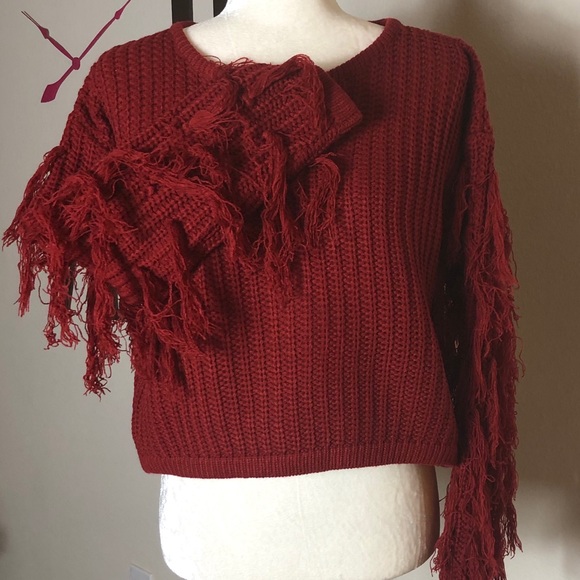 Sweaters - Tassel knit sweater